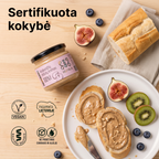 Traškus anakardžių ir lazdynų riešutų kremas