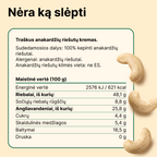 Traškus anakardžių riešutų kremas