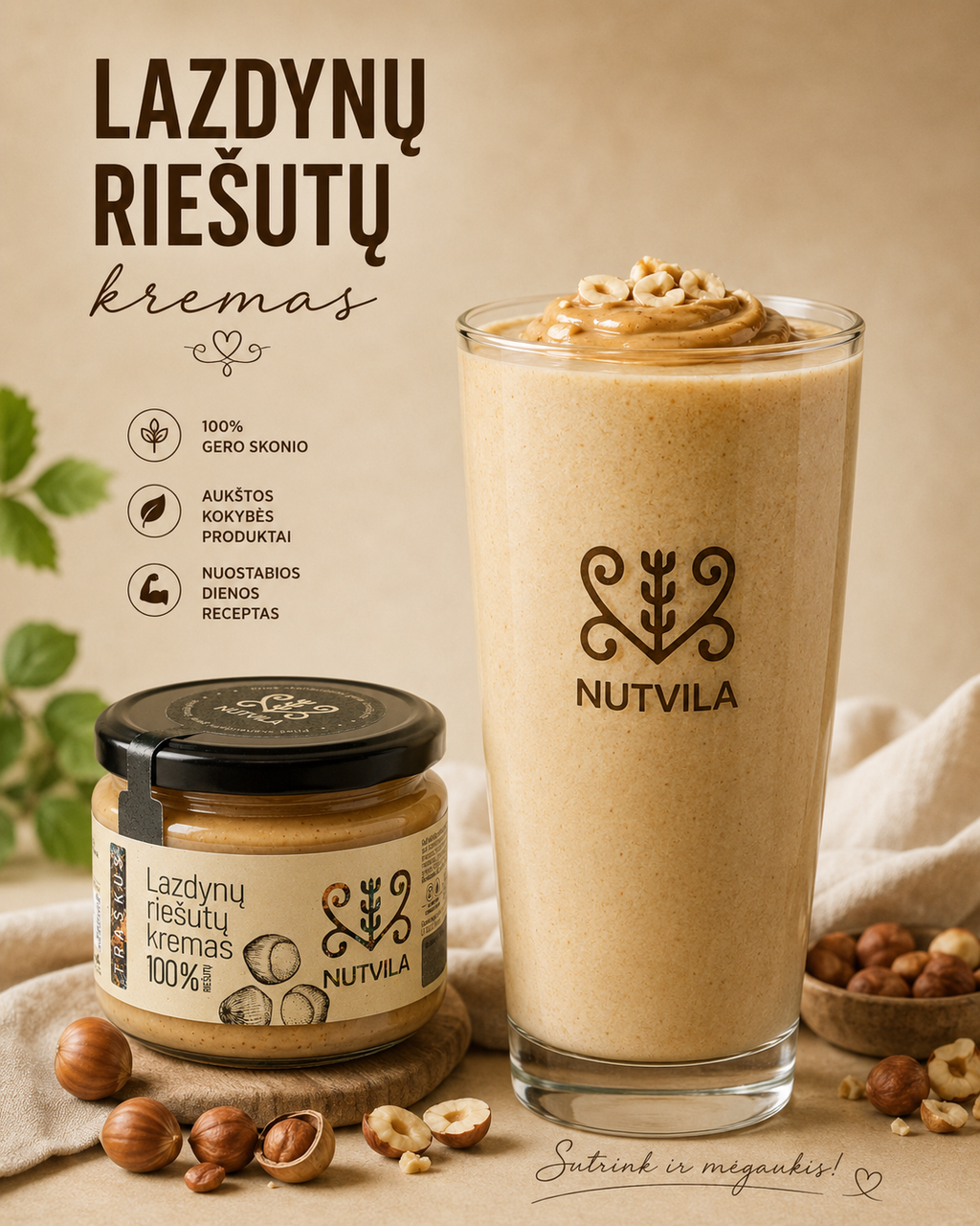 Crunchy Hazelnut Butter